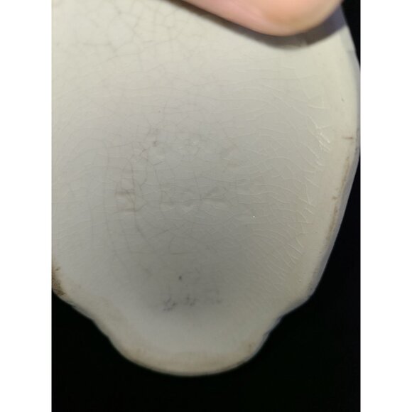 Vintage 1940s Crackle pottery Cherub vase - Picture 6 of 10